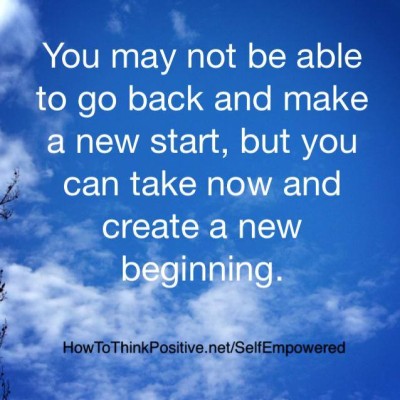 how to create a new beginning