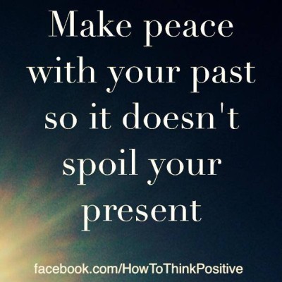 make peace with your past