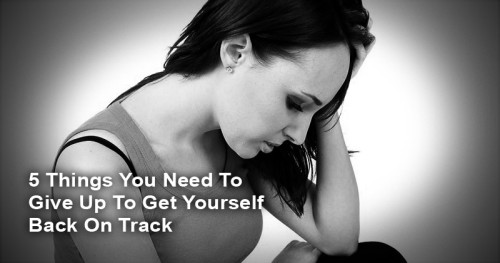 Get back on track from discouragement