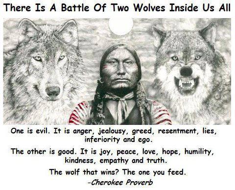 2 wolves quote